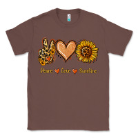 Chestnut Peace Love Sunshine Classic Tee - Jasminsmagicworld