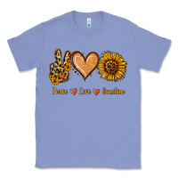 Colony Blue Peace Love Sunshine Classic Tee - Jasminsmagicworld