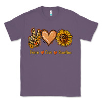 Lavender Peace Love Sunshine Classic Tee - Jasminsmagicworld