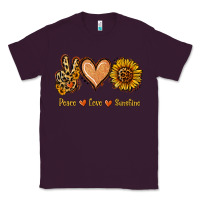 Plum Peace Love Sunshine Classic Tee - Jasminsmagicworld