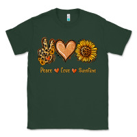 Sports Green Peace Love Sunshine Classic Tee - Jasminsmagicworld