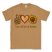 Toasted Coconut Peace Love Sunshine Classic Tee - Jasminsmagicworld