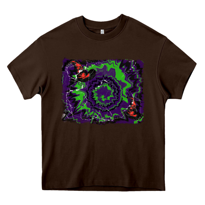 Halloween Witch Hat Backgraund Heavy Core Tee by RanaPortraitStore | Teevron