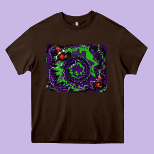 Halloween Witch Hat Backgraund Heavy Core Tee Designed By Ranaportraitstore