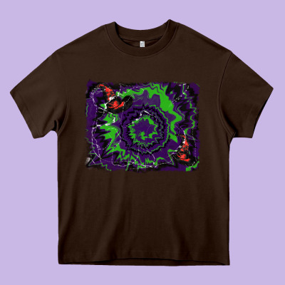 Halloween Witch Hat Backgraund Heavy Core Tee Designed By Ranaportraitstore