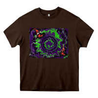 Chocolate Brown halloween witch hat backgraund Heavy Core Tee - RanaPortraitStore