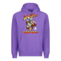 Purple woo hoo duck tales art gift for fans Premium Hoodie - linhVisuals