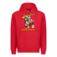 Red woo hoo duck tales art gift for fans Premium Hoodie - linhVisuals