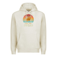 Oatmeal Heather womens my favorite people call me sugar cute sloth lover grandma Premium Hoodie - linhVisuals
