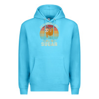 Ocean Blue womens my favorite people call me sugar cute sloth lover grandma Premium Hoodie - linhVisuals