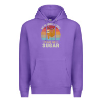 Purple womens my favorite people call me sugar cute sloth lover grandma Premium Hoodie - linhVisuals