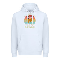 White womens my favorite people call me sugar cute sloth lover grandma Premium Hoodie - linhVisuals