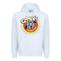 White goofy's candy company Premium Hoodie - linhVisuals