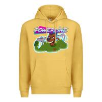 Antique Gold powerline Premium Hoodie - linhVisuals