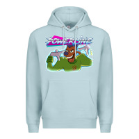 Blue Mist powerline Premium Hoodie - linhVisuals