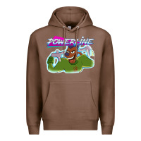 Chestnut powerline Premium Hoodie - linhVisuals