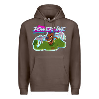 Coffee powerline Premium Hoodie - linhVisuals