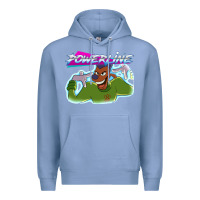 Colony Blue powerline Premium Hoodie - linhVisuals