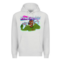 Dove Grey powerline Premium Hoodie - linhVisuals