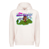 Pale Pink powerline Premium Hoodie - linhVisuals