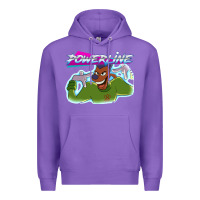 Purple powerline Premium Hoodie - linhVisuals