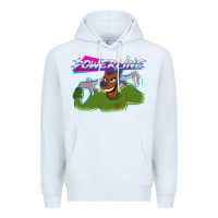 White powerline Premium Hoodie - linhVisuals