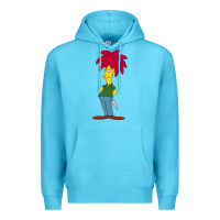 Ocean Blue simpson Premium Hoodie - linhVisuals