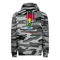 Slate Camo simpson Premium Hoodie - linhVisuals