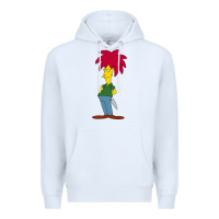 White simpson Premium Hoodie - linhVisuals