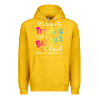Lemon if we get in trouble it's my bestie's fault i listened her t shirt Premium Hoodie - linhVisuals