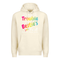 Sandshell if we get in trouble it's my bestie's fault i listened her t shirt Premium Hoodie - linhVisuals