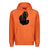 Carrot black cat Premium Hoodie - linhVisuals