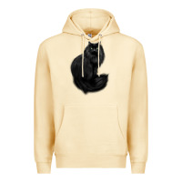 Pina Colada black cat Premium Hoodie - linhVisuals