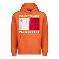 Carrot i'm not yelling i'm maltese shirt  malta flag t shirt Premium Hoodie - linhVisuals