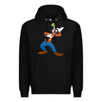 Black goofy Premium Hoodie - linhVisuals