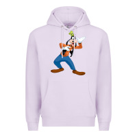Lilac goofy Premium Hoodie - linhVisuals