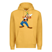 Mustard goofy Premium Hoodie - linhVisuals