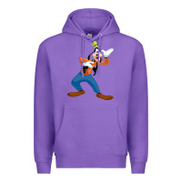 Purple goofy Premium Hoodie - linhVisuals