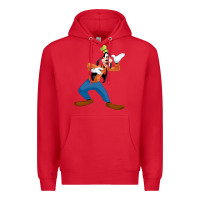 Red goofy Premium Hoodie - linhVisuals