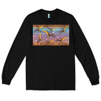 Black dinosaur pterodactyl sippy cup Long Sleeve Tee - Artiststas