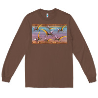 Chestnut dinosaur pterodactyl sippy cup Long Sleeve Tee - Artiststas