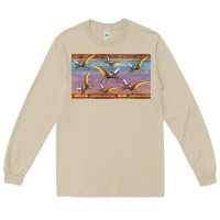 Mushroom dinosaur pterodactyl sippy cup Long Sleeve Tee - Artiststas