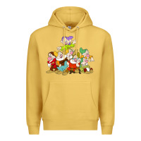 Antique Gold grumpy dopey dwarf Premium Hoodie - linhVisuals