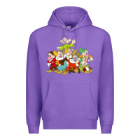 Purple grumpy dopey dwarf Premium Hoodie - linhVisuals