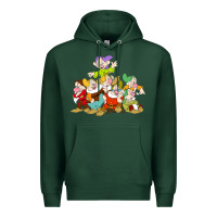 Sports Green grumpy dopey dwarf Premium Hoodie - linhVisuals