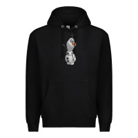 Black olaf Premium Hoodie - linhVisuals