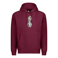Burgundy olaf Premium Hoodie - linhVisuals