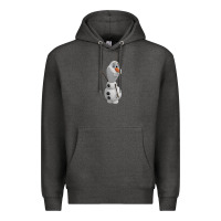 Charcoal Heather olaf Premium Hoodie - linhVisuals