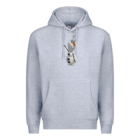 Heather Grey olaf Premium Hoodie - linhVisuals