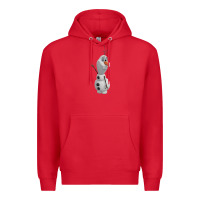 Red olaf Premium Hoodie - linhVisuals
